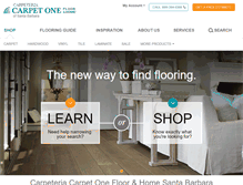 Tablet Screenshot of carpetonesantabarbara.com